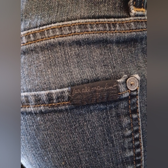 7 For All Man Kind Slimmy Denim Jeans - Picture 7 of 11